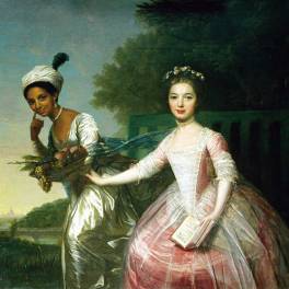 DIDO ELIZABETH BELLE (1761-1804) was the illegitimate daughter of Sir John Lindsay an officer in the Royal Navy. She was raised at the stately Kenwood House adjoining Hampstead Heath, London by her great uncle Lord Chief Justice Mansfield.