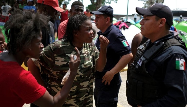 African Migrants Face Off in Tapachula, Mexico